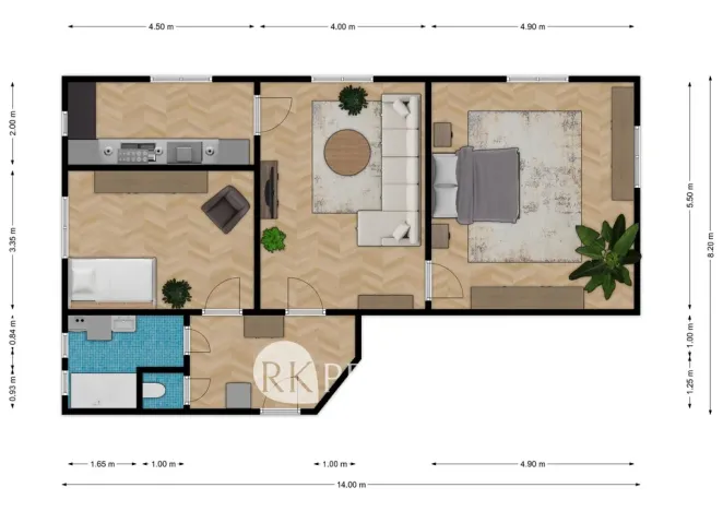Prodej bytu 3+1, Teplice, Čelakovského, 91 m2