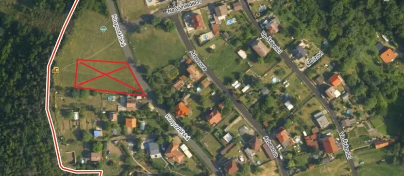 Prodej pozemku pro bydlení, Ústí nad Labem, Hospodářská, 1100 m2