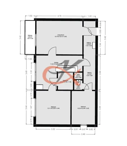 Pronájem bytu 3+1, Rožnov pod Radhoštěm, Meziříčská, 68 m2