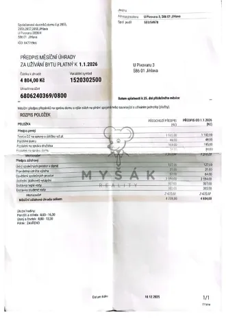 Prodej bytu 2+1, Jihlava, U Pivovaru, 54 m2