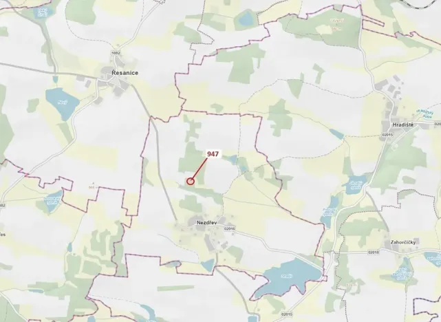 Dražba lesa, Nezdřev, 126 m2