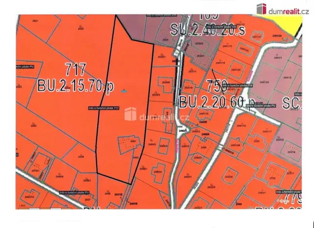 Prodej pozemku pro bydlení, Liberec - Liberec XXX-Vratislavice nad Nisou, Pod Skalkou, 5544 m2