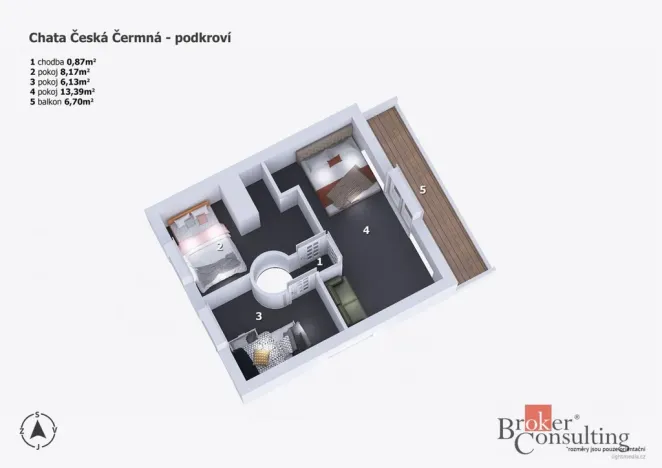 Prodej chaty, Česká Čermná, 76 m2