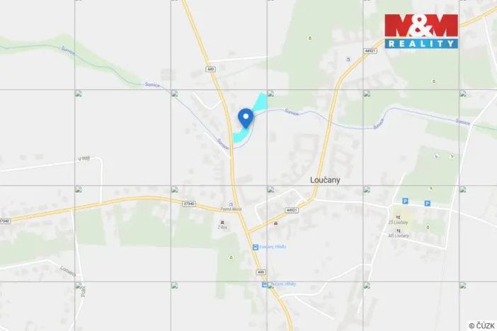 Prodej zahrady, Loučany, 1622 m2