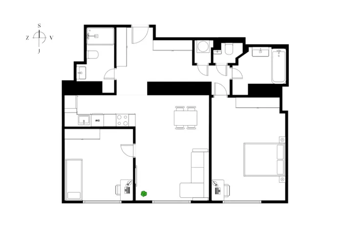 Prodej bytu 3+kk, Praha - Vršovice, Ukrajinská, 81 m2