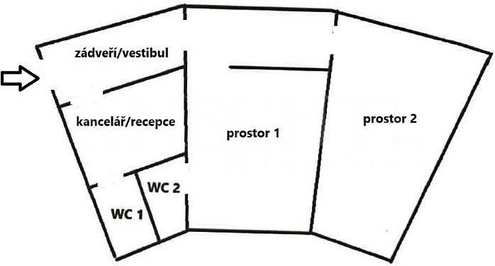 Prodej obchodního prostoru, Cheb - Háje, 70 m2