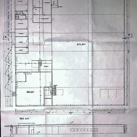 Pronájem skladu, Cheb, Ašská, 2435 m2