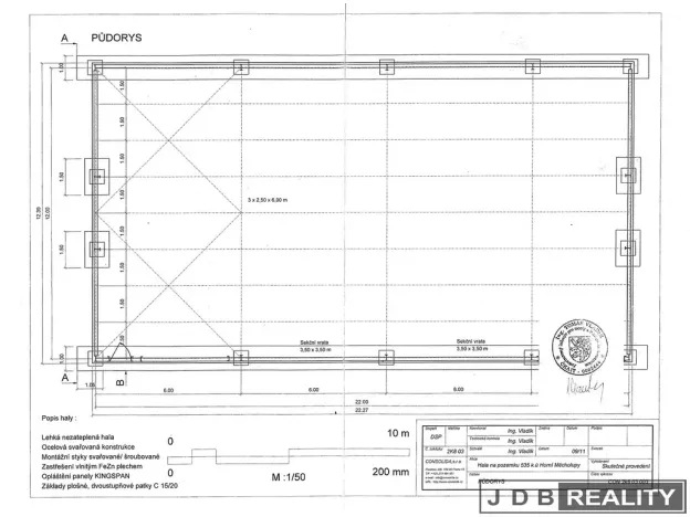 Prodej výrobních prostor, Praha - Horní Měcholupy, K Měcholupům, 275 m2
