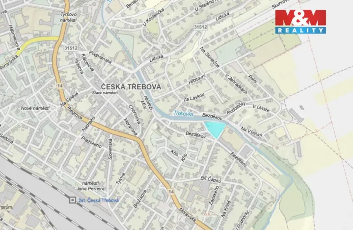 Prodej pozemku pro bydlení, Česká Třebová, Bezděkov, 4130 m2