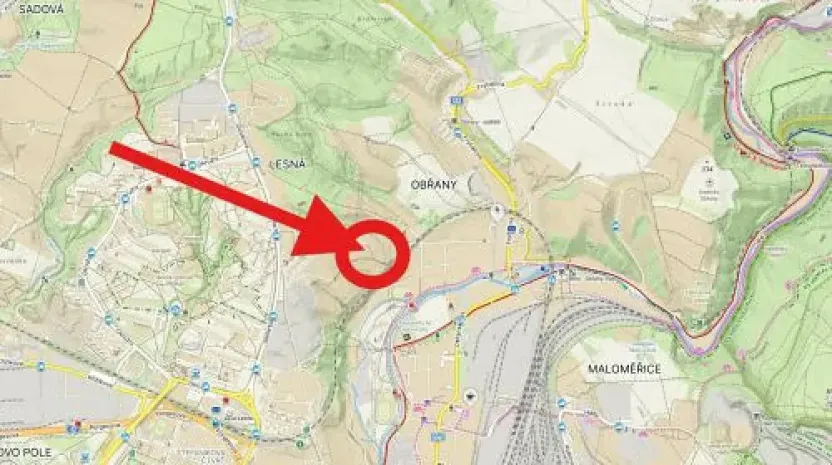 Prodej zahrady, Brno, 1097 m2