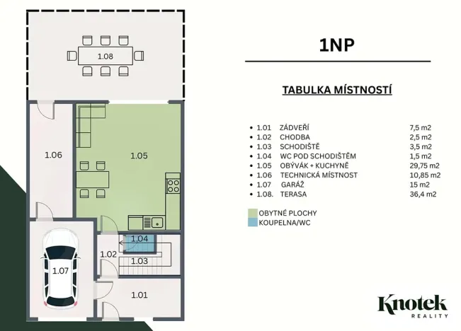 Prodej rodinného domu, Klobouky u Brna, 141 m2