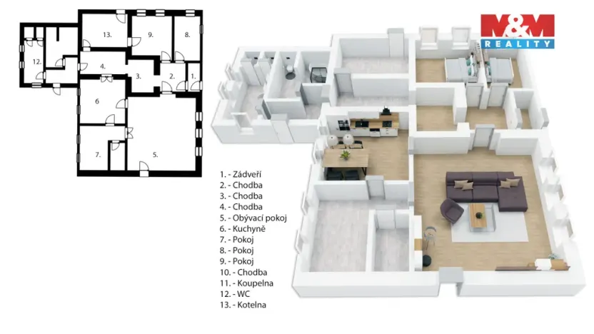 Prodej rodinného domu, Mostek - Souvrať, 344 m2