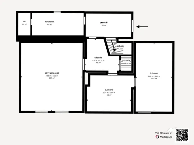 Prodej rodinného domu, Čížkov - Přešín, 63 m2