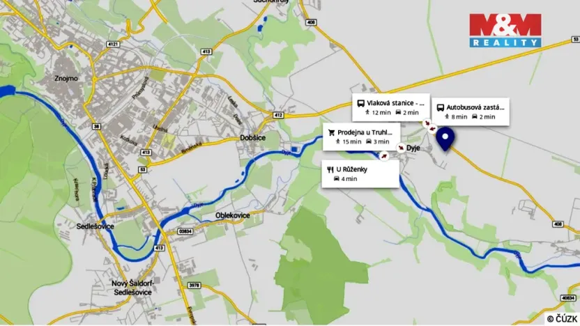 Prodej rodinného domu, Dyje, 224 m2