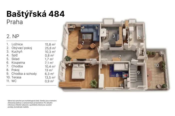 Prodej rodinného domu, Praha, Baštýřská, 267 m2