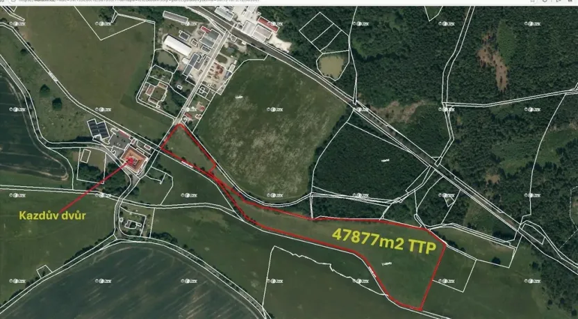 Prodej pozemku, Skalná - Vonšov, 47877 m2