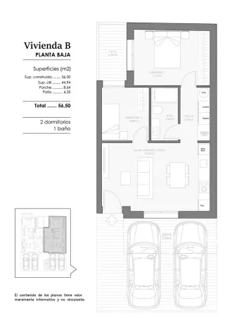 Prodej bytu 2+kk, Benejúzar, Španělsko, 56 m2