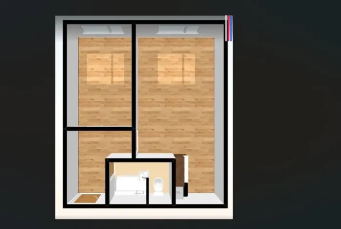 Pronájem bytu 2+kk, Podbořany, Kpt. Nálepky, 42 m2