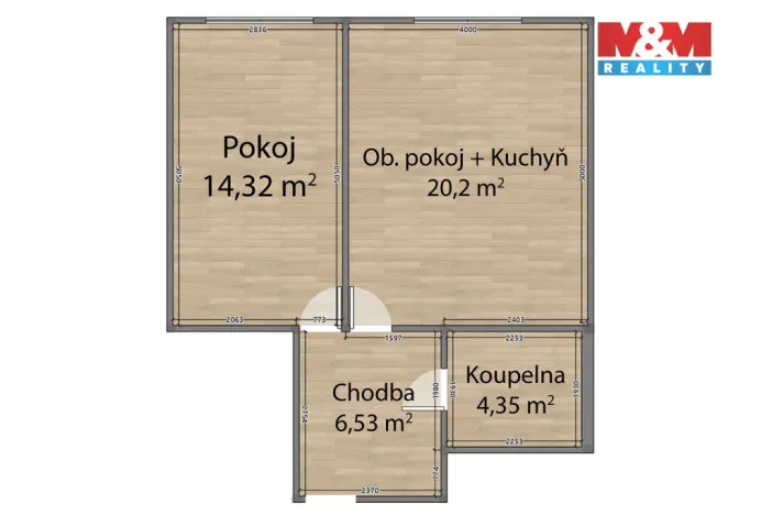 Prodej bytu 2+kk, Praha - Modřany, Zlochova, 49 m2