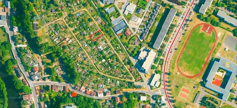 Prodej zahrady, Mladá Boleslav, Na Radouči, 399 m2