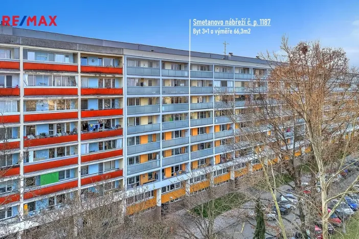 Prodej bytu 3+1, Hradec Králové, Smetanovo nábřeží, 66 m2