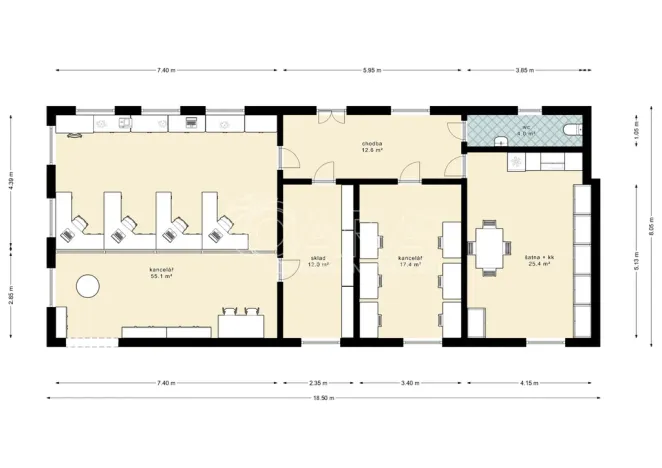 Prodej obchodního prostoru, Křemže, Náměstí, 124 m2