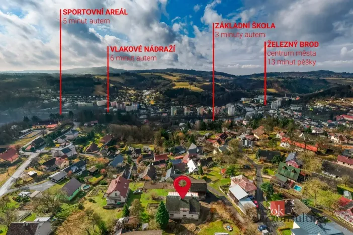 Prodej rodinného domu, Železný Brod - Hrubá Horka, 232 m2