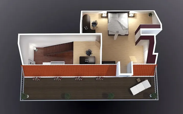 Pronájem bytu 2+kk, Praha - Nusle, U družstva Ideál, 103 m2