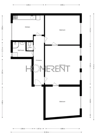 Pronájem kanceláře, Liberec - Liberec III-Jeřáb, nám. Soukenné, 106 m2