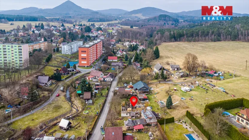 Prodej pozemku pro bydlení, Cvikov, Smetanova, 1225 m2