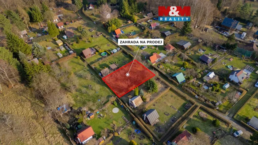 Prodej zahrady, Česká Kamenice, 435 m2