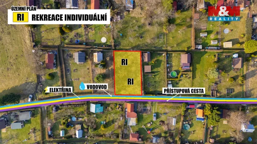 Prodej zahrady, Česká Kamenice, 435 m2