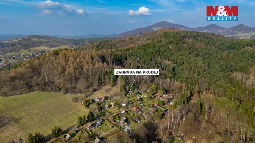 Prodej zahrady, Česká Kamenice, 435 m2