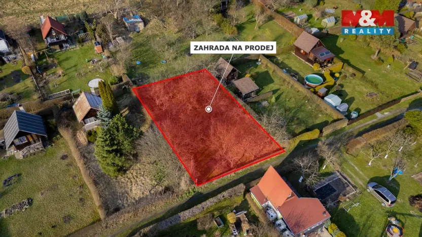 Prodej zahrady, Česká Kamenice, 435 m2