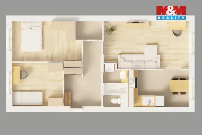 Prodej bytu 3+1, Kladno - Kročehlavy, U Hvězdy, 67 m2