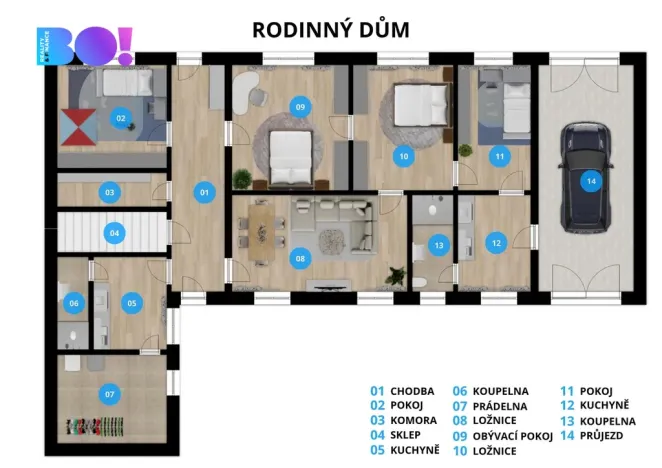 Prodej rodinného domu, Břest, 130 m2