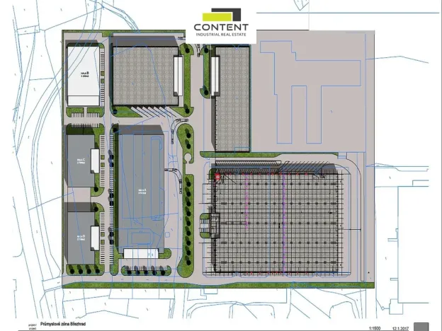 Pronájem výrobních prostor, Hradec Králové - Březhrad, Březhradská, 11000 m2