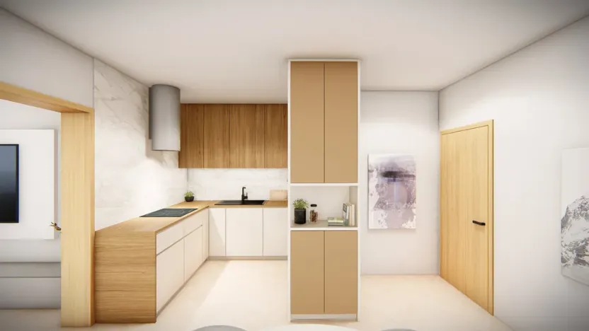 Prodej bytu 2+1, Zubří, Hlavní, 75 m2