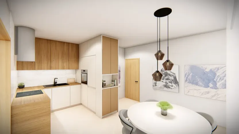 Prodej bytu 2+1, Zubří, Hlavní, 75 m2