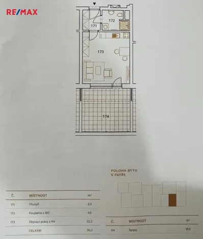 Pronájem bytu 1+kk, Slavkov u Brna, Zelnice II., 30 m2