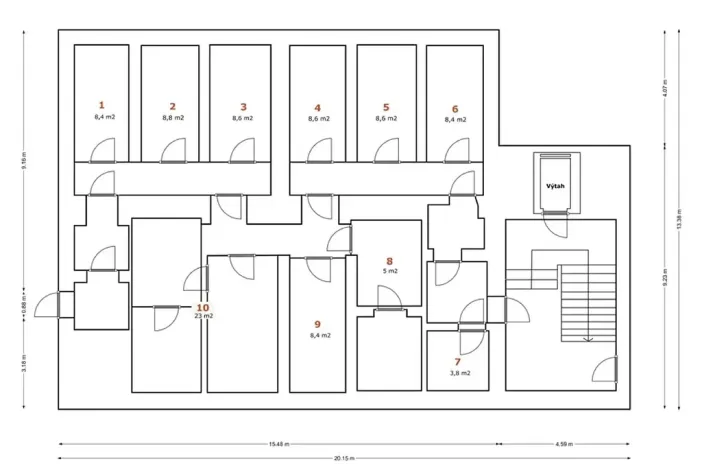 Pronájem skladu, Brno, Klatovská, 23 m2