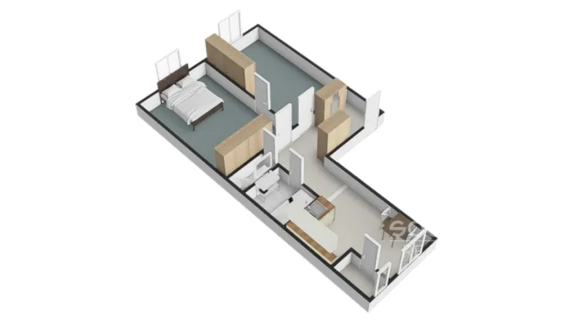 Pronájem bytu 2+1, Liberec - Liberec IV-Perštýn, Revoluční, 55 m2