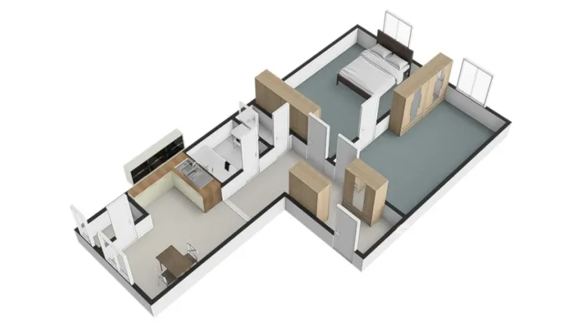 Pronájem bytu 2+1, Liberec - Liberec IV-Perštýn, Revoluční, 55 m2
