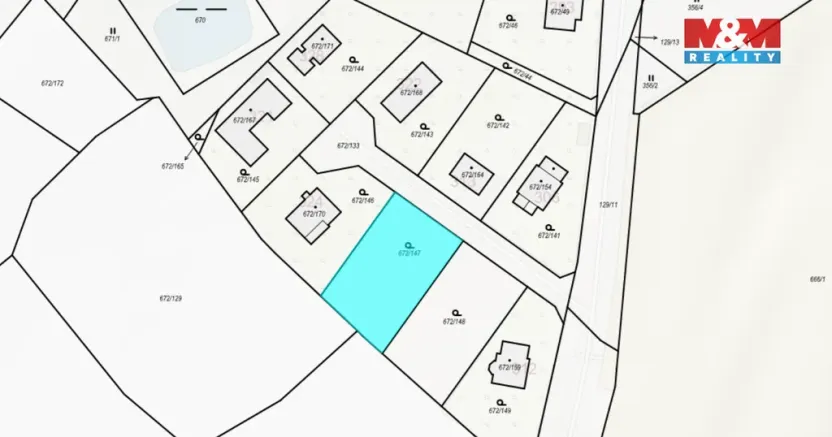 Prodej pozemku pro bydlení, Osek, 1034 m2