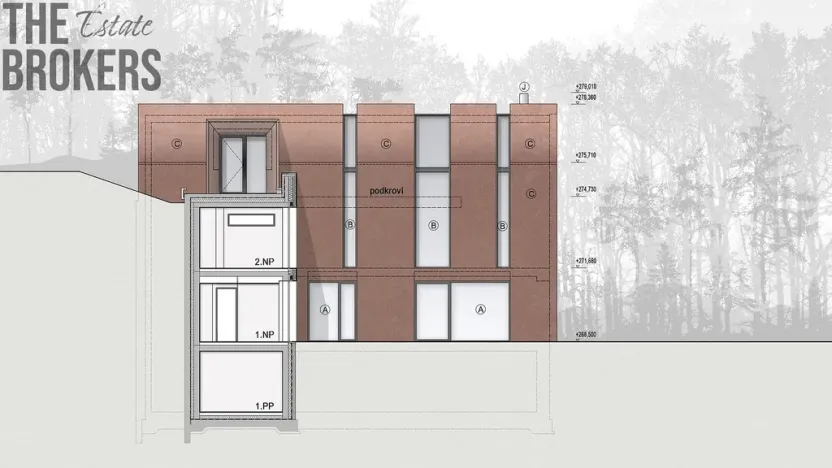 Prodej pozemku, Praha - Smíchov, Petřínské sady, 389 m2