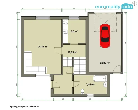 Prodej rodinného domu, Kraslice, Jiráskova, 95 m2