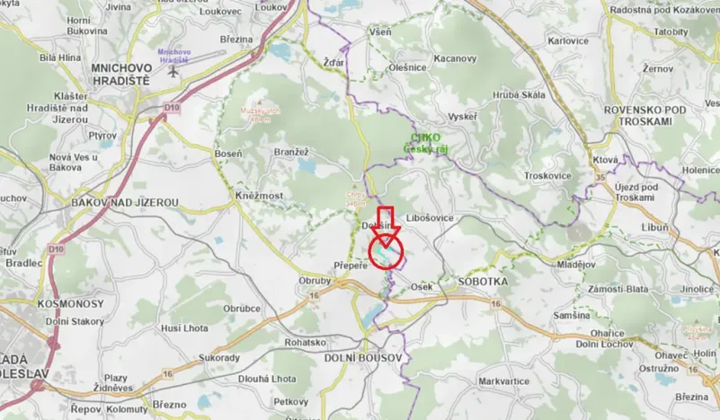 Prodej lesa, Dolní Bousov, 59634 m2