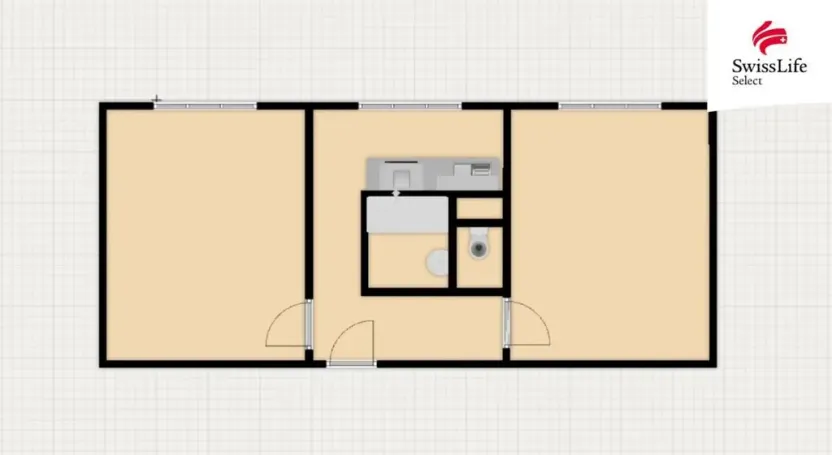 Prodej bytu 2+1, Sokolov, Jelínkova, 54 m2