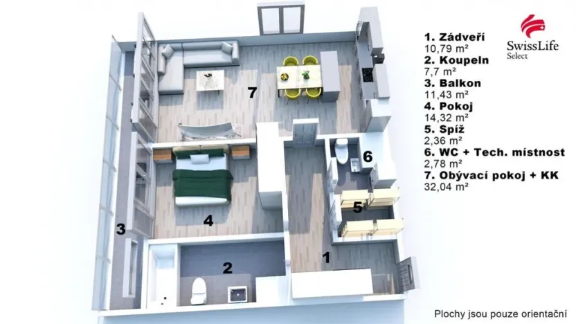 Prodej bytu 2+kk, Praha - Jinonice, Otopašská, 66 m2