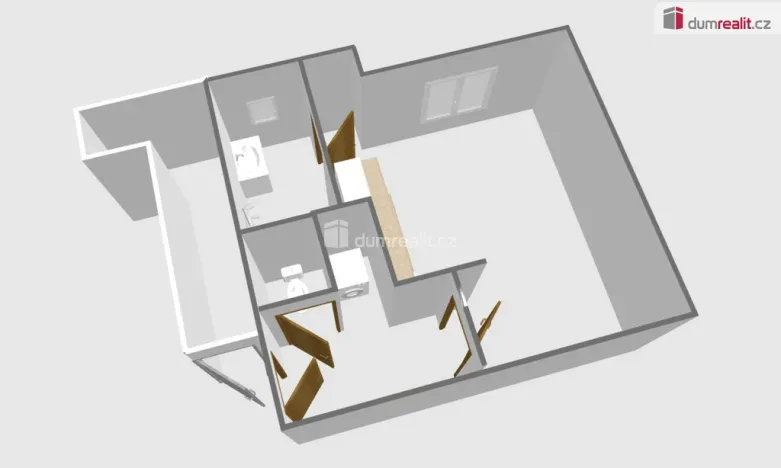Pronájem bytu 1+kk, Břeclav, Bří. Mrštíků, 25 m2